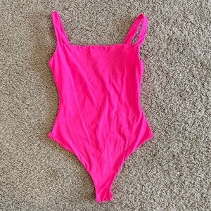 SKIMS Vibrant Pink Bodysuit